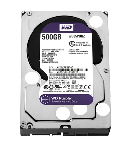 HDD WD Purple 500GB 3.5 inch SATA III